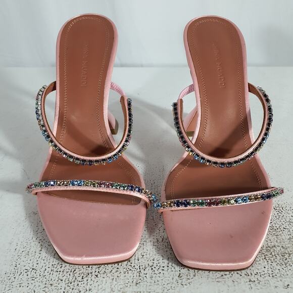 Amina Muaddi 'Gilda' Sandals Size 35 - Picture 6 of 7